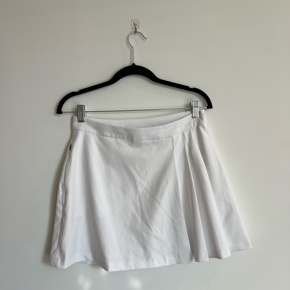 Coolibar White Sun Protection Tennis Skirt